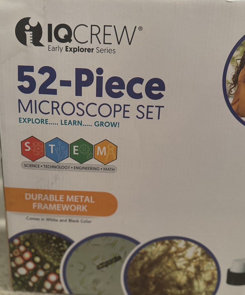 NEW IQCREW Early Explorer Series PC MICROSCOPE SET Discovery Series