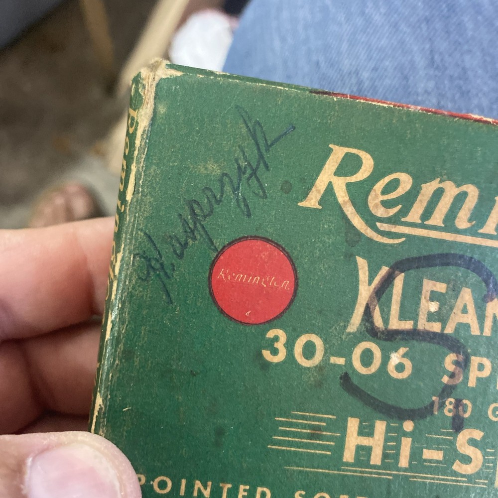 Vintage Remington Kleanbore 30-06 Empty Box W/insert