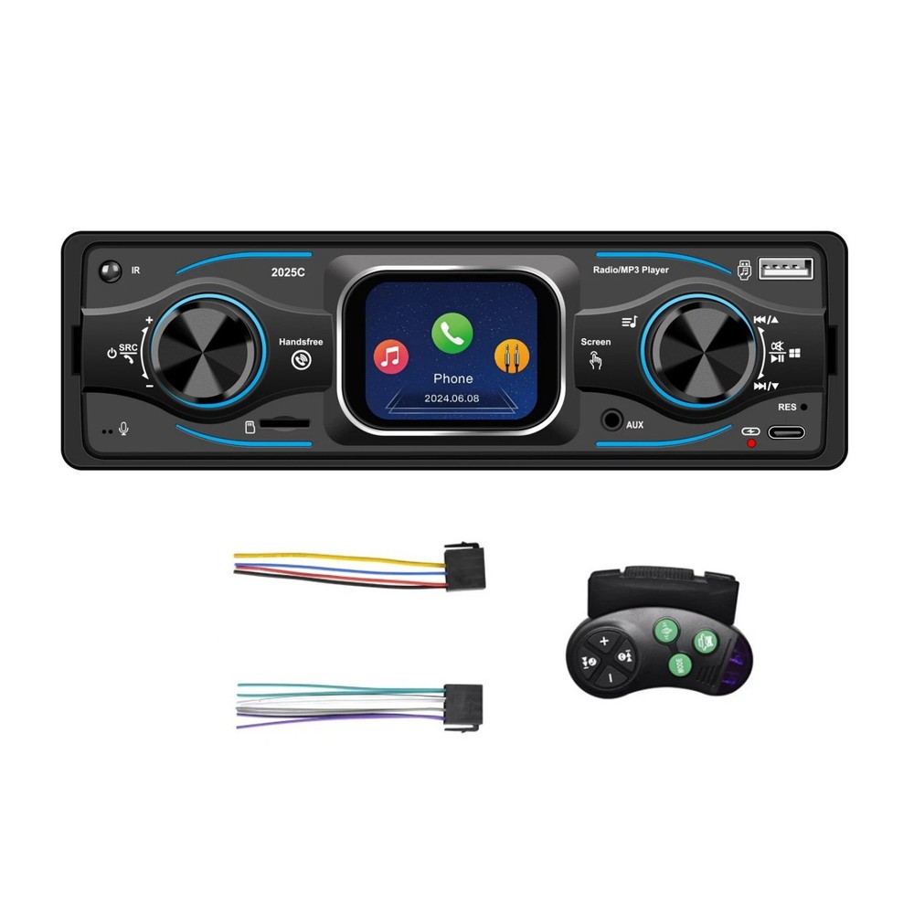 MP3 Car Stereo with Touch Operation Screen, Quick Selection and Easy Control