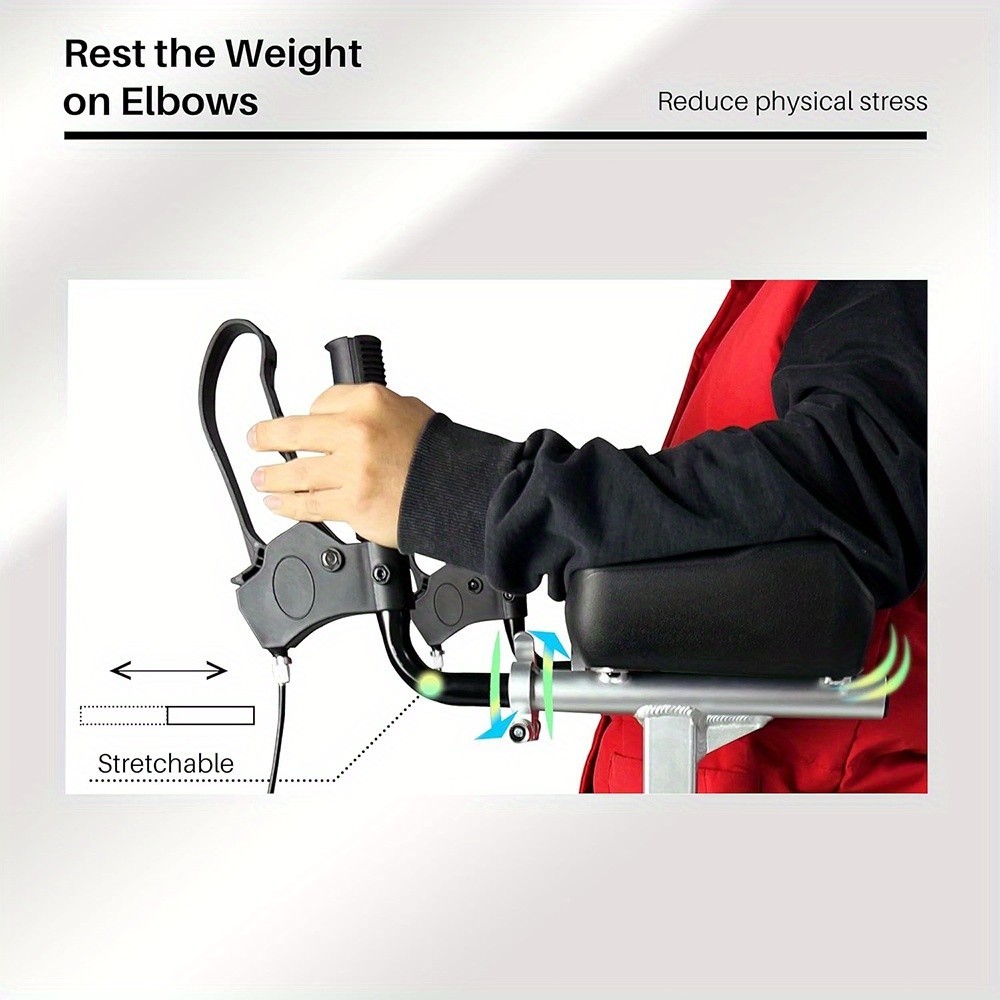 Unlicon Heavy Duty Upright Walker Medical Aluminum Rollator for Seniors