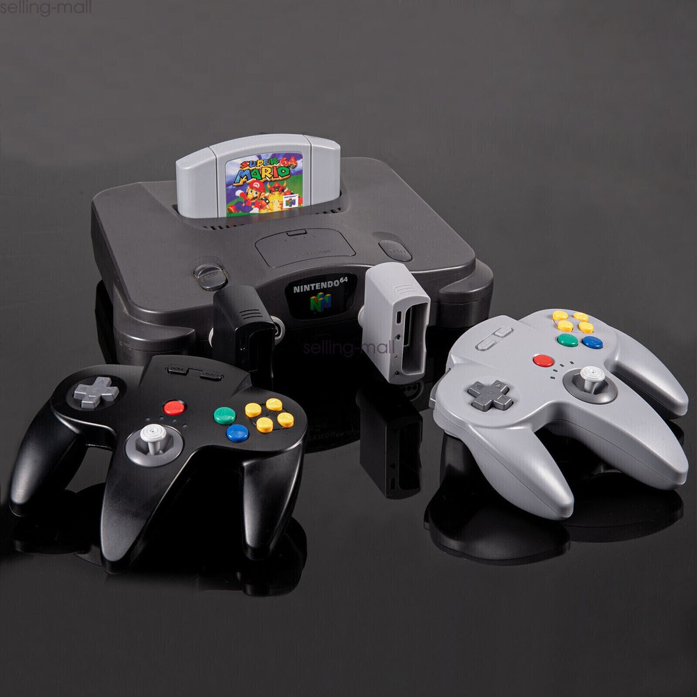 Wireless /Wired N64 Controlle Controller with Rumble Pak for N64 System Console