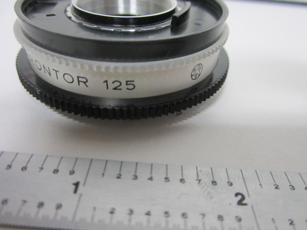 MICROSCOPE CAMERA SHUTTER PRONTOR 125 OPTICS #Q3-20