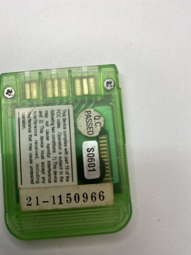 playstation memroy card