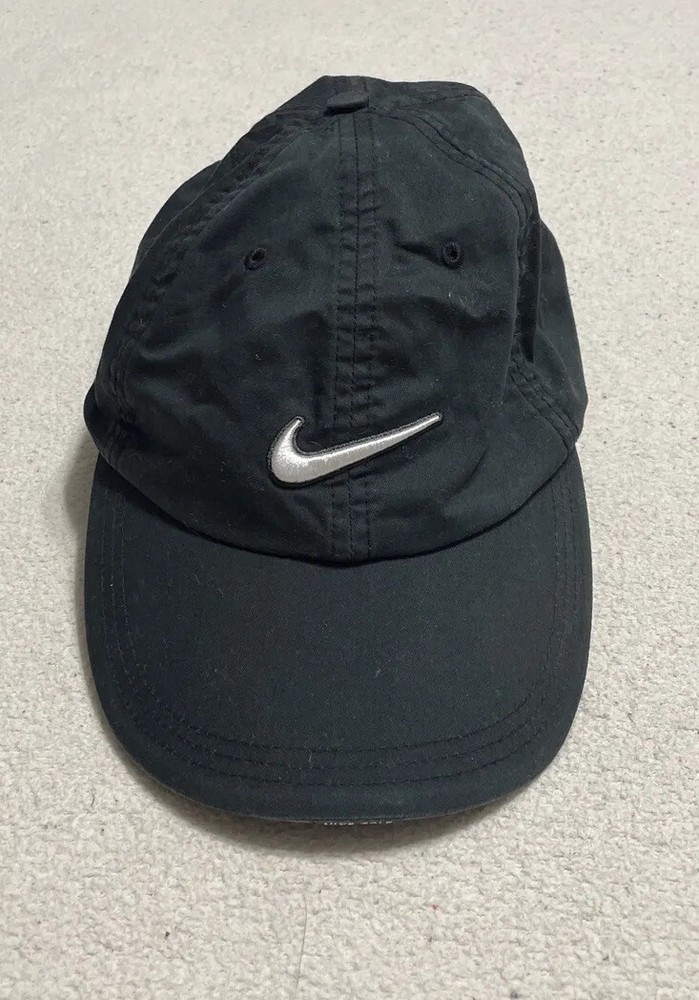 Nike Hat Cap Men's Adjustable Back Black Golf Lightweight