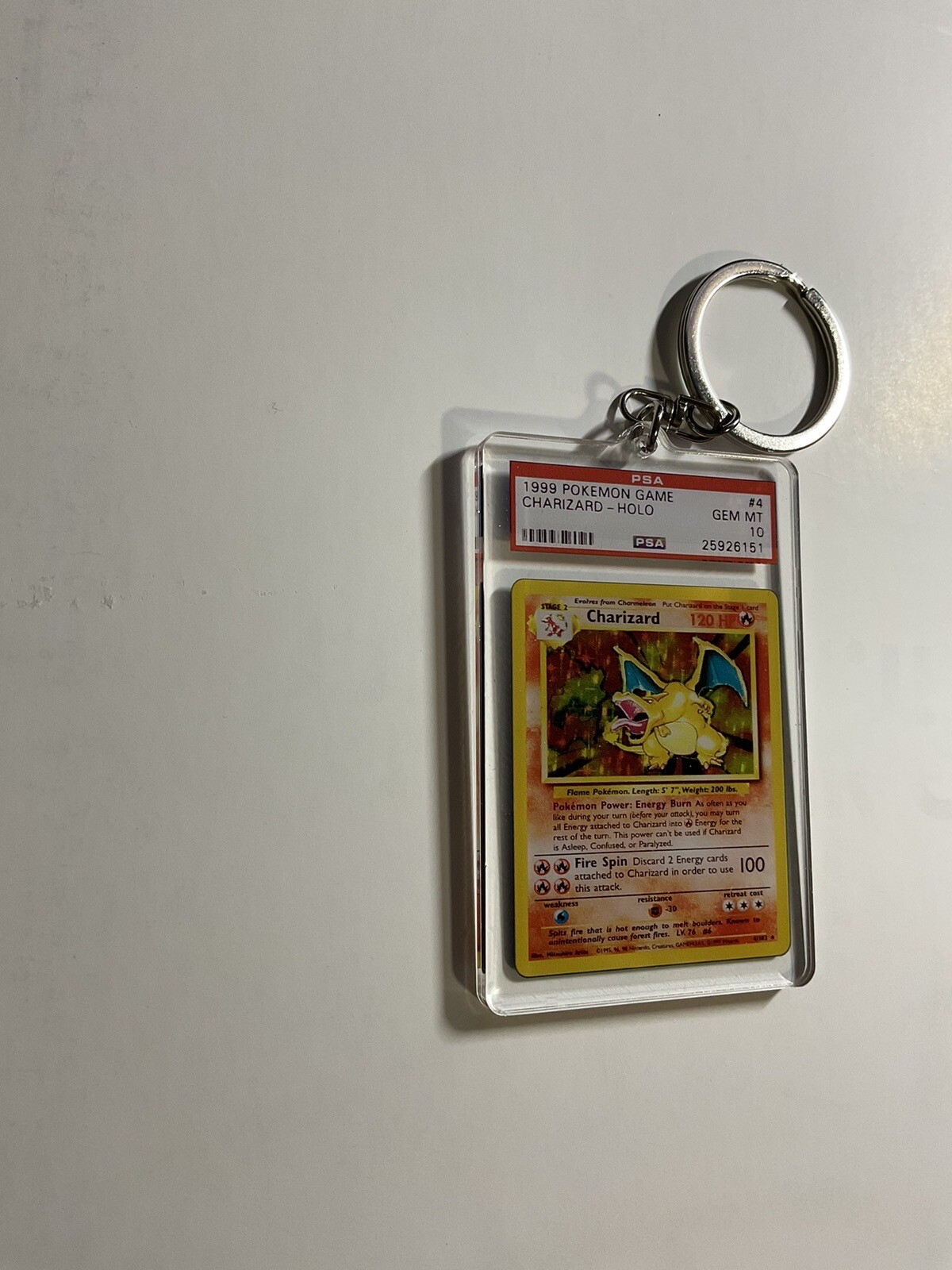 Key Issue Keychains™ - Charizard - PSA Homage - Pokemon - SALE!!