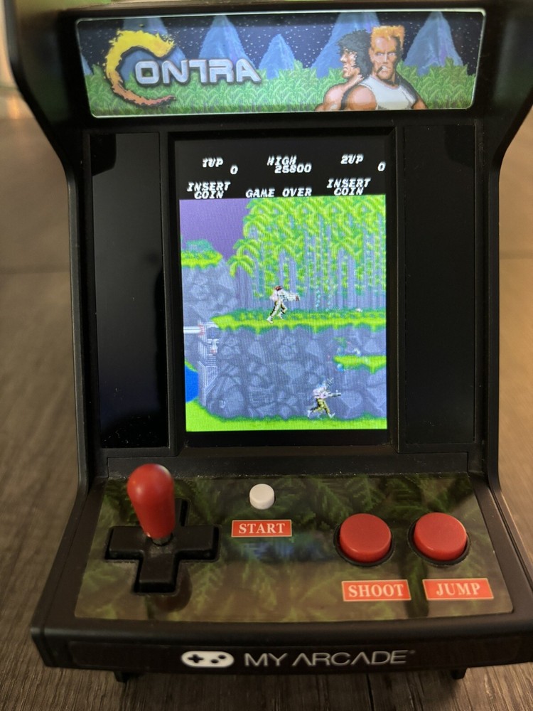 My Arcade Contra Micro Player, Fully Playable, Allows CO/VS Link for CO-OP