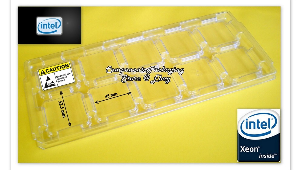 30 - CPU Packaging Tray Holder for Socket LGA2011 Intel Xeon Procesor - Fits 300