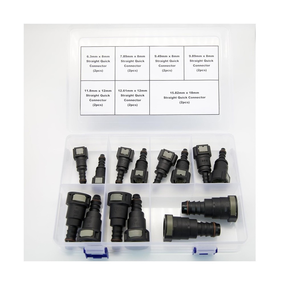 14PCS Assorted Fuel Line Quick Release Connector Kit 14PCS-Assortment