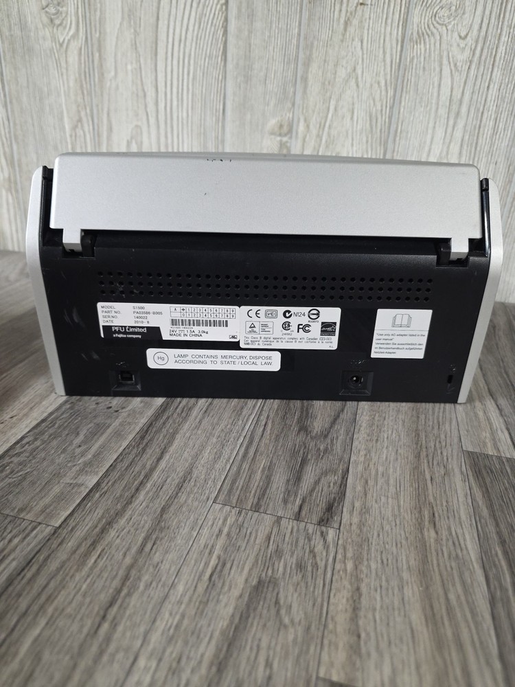Fujitsu Ricoh ScanSnap S1500 High Speed Duplex Document Scanner