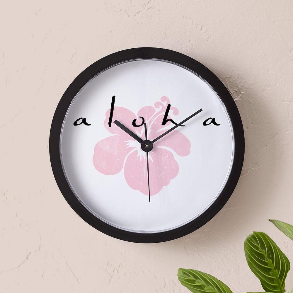 CafePress Aloooha 10" Wall Clock (222292166)