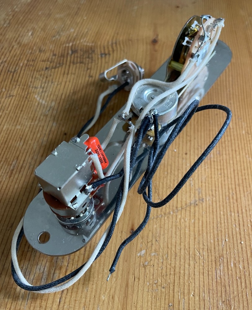 Fender Telecaster Wiring 500k CTS Orange Drop PUSH/PULL COIL SPLIT-NO PLATE