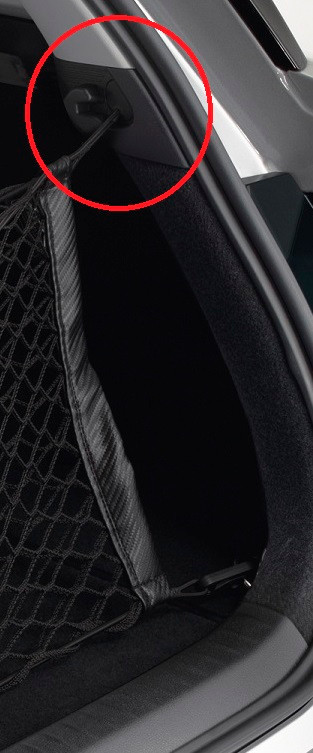 Lexus CT200H (2011-2017) Genuine OEM Cargo Net UPPER HARDWARE INSTALL KIT - Hook