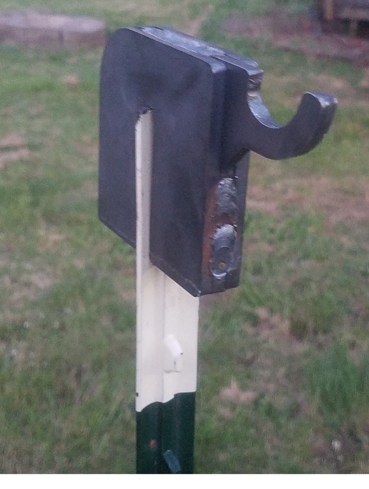 T post steel target hanger hook w/ AR500 Gong Target