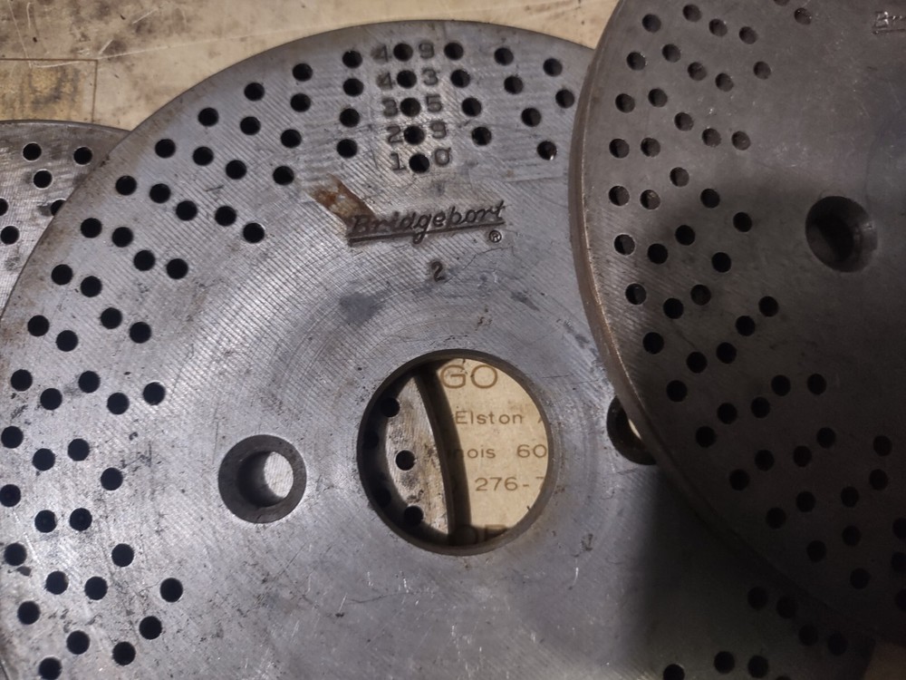 Bridgeport INDEXING PLATE DIVIDING HEAD