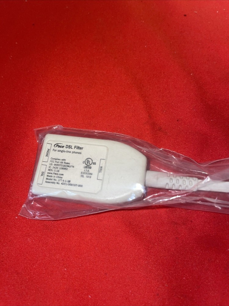 2Wire Pace LFT 4-1-GB DSL Filter For Single-Line Phones