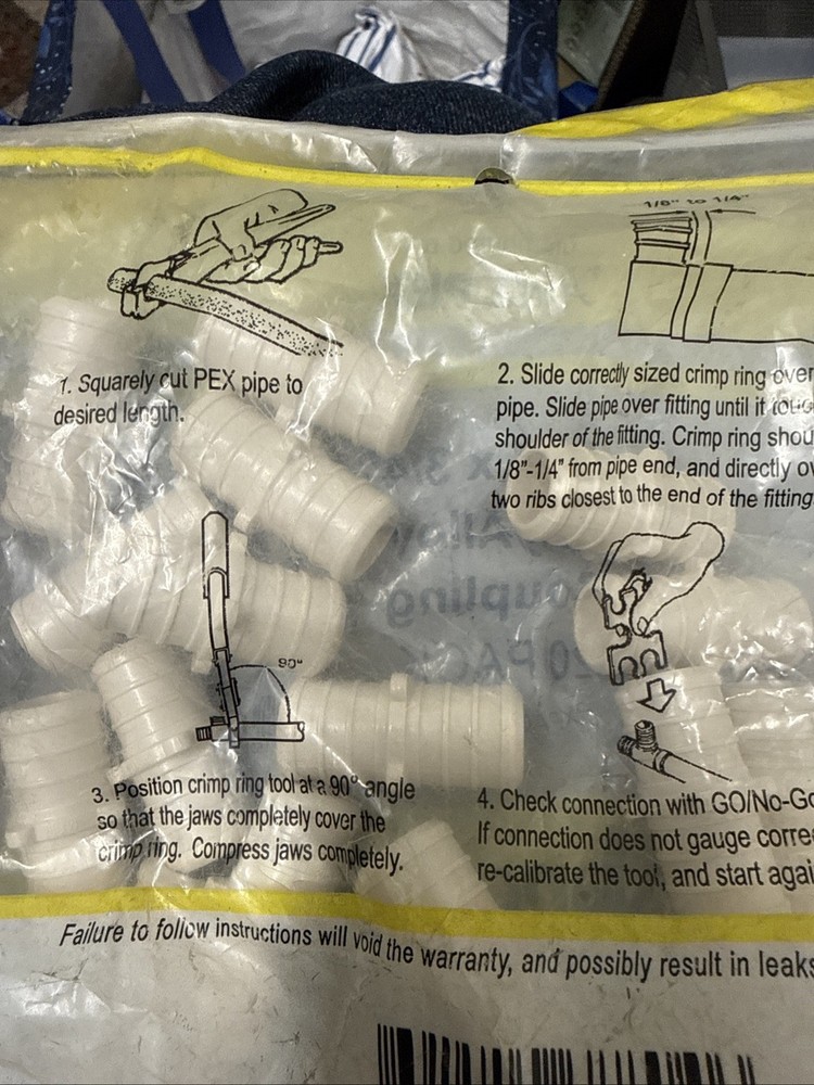 Apollo 20-Pack 3/4-in Dia PEX Coupling Compression Fitting UPC# 691514688046