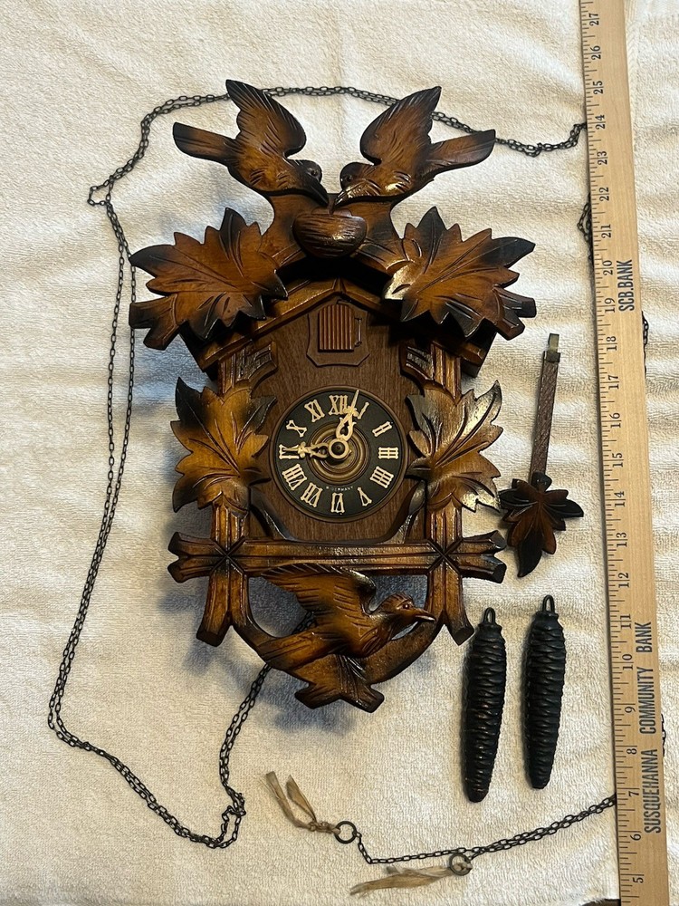 Vintage West German Cuckoo clock
