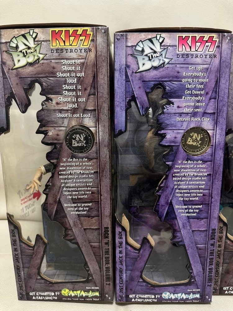 KISS DESTROYER 4-figure set