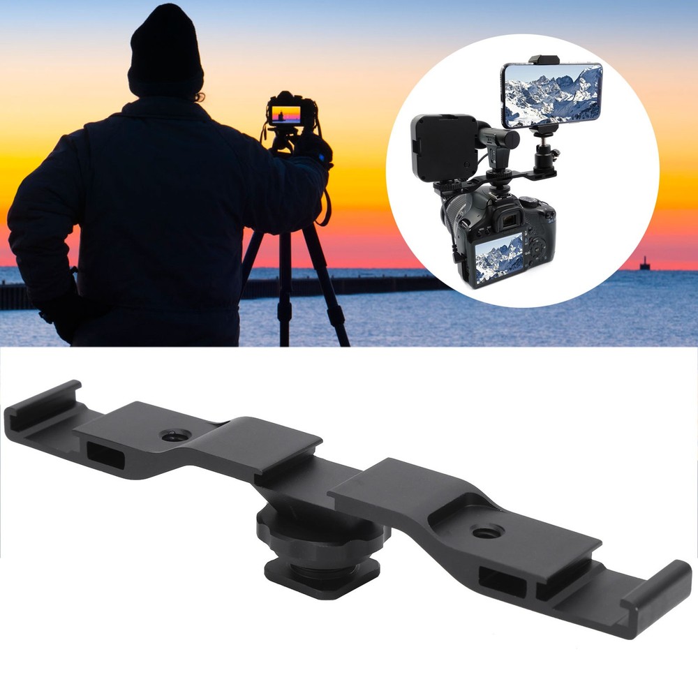 Cold Shoe Extension Mount Bar Bracket For Camera/Fill Light/Mic NGF