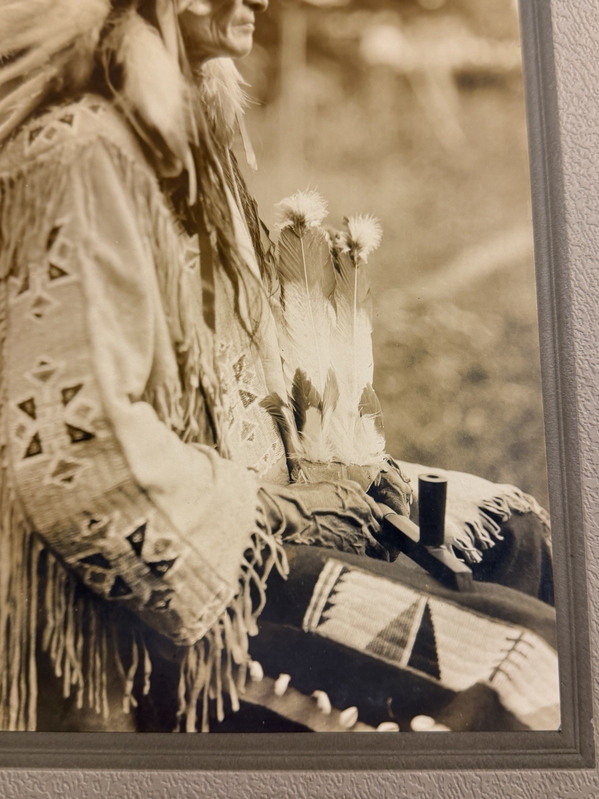 Original Native American Indian "Standing Bear-Sioux"; Photograph; LARGE Format