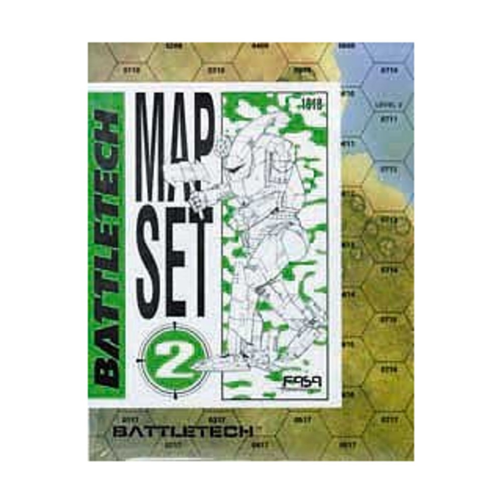 FASA Battletech Map Set #2 (2nd, Paper) Bag VG+