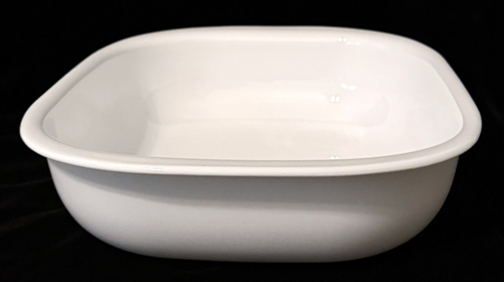 Vintage Corning Simply Lite 11" 2-Quart Rectangular Baking Dish White Glass