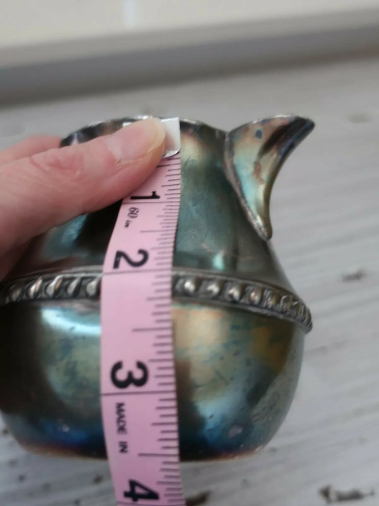 Hicks Antique Creamer - Silverplate