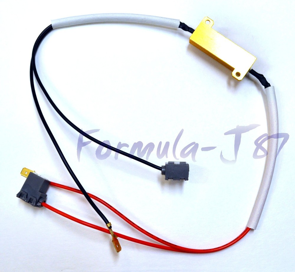 Wire LED Resistor Canceler Error Decoder H3 DRL Light Cornering Flicker Stop Fit
