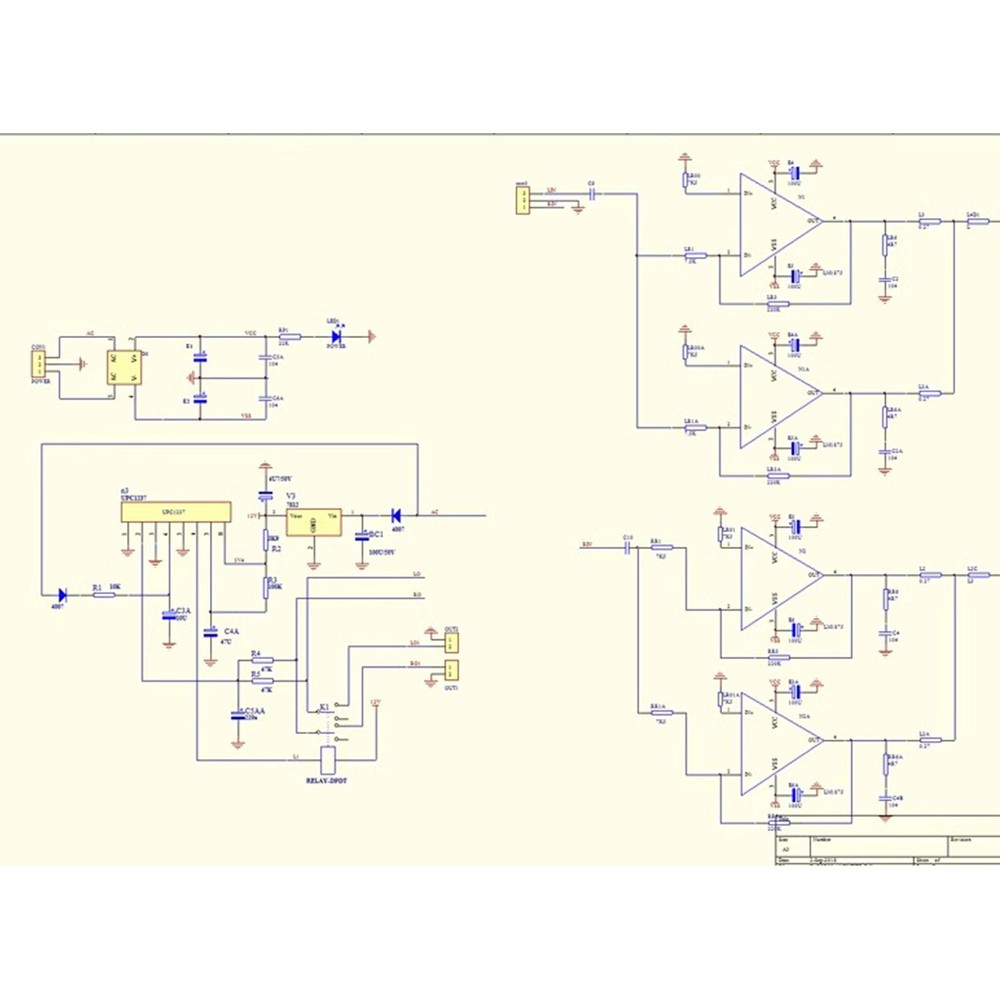 GC Version LM1875 2 Core Parallel Amplifier Board Double-Sided Gold-Sunk Board
