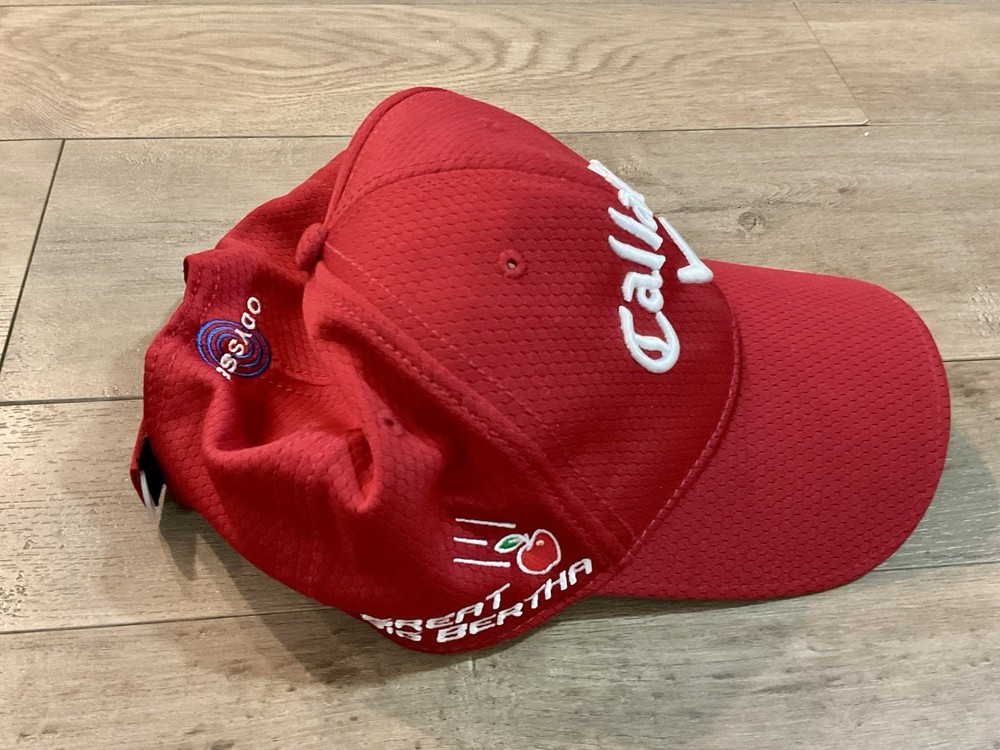 Callaway Chrome Soft Hat Rogue Odyssey Red Adjustable Performance Golf Cap