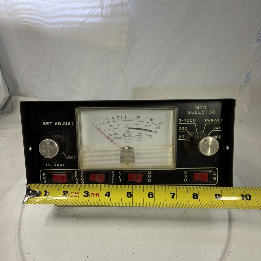 Dosy Test Center Inline Watt Meter - Black (TC-4001) Untested