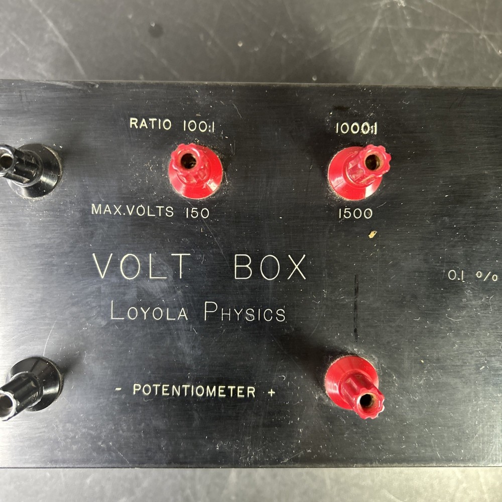 Volt Box (or Volt-Ratio Box). Potentiometer. (untested)