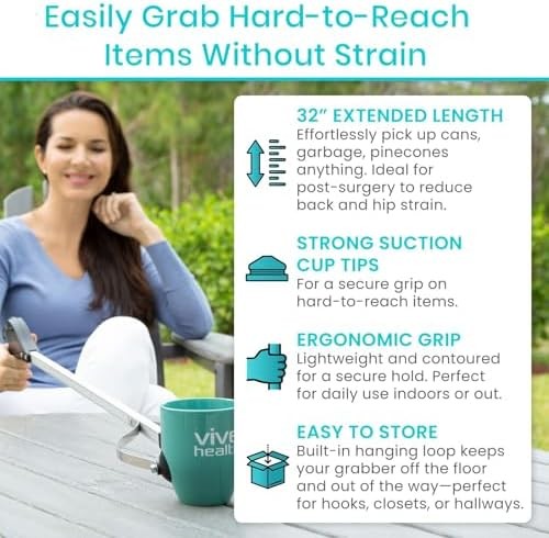 Suction Cup Grabber Reacher Tool