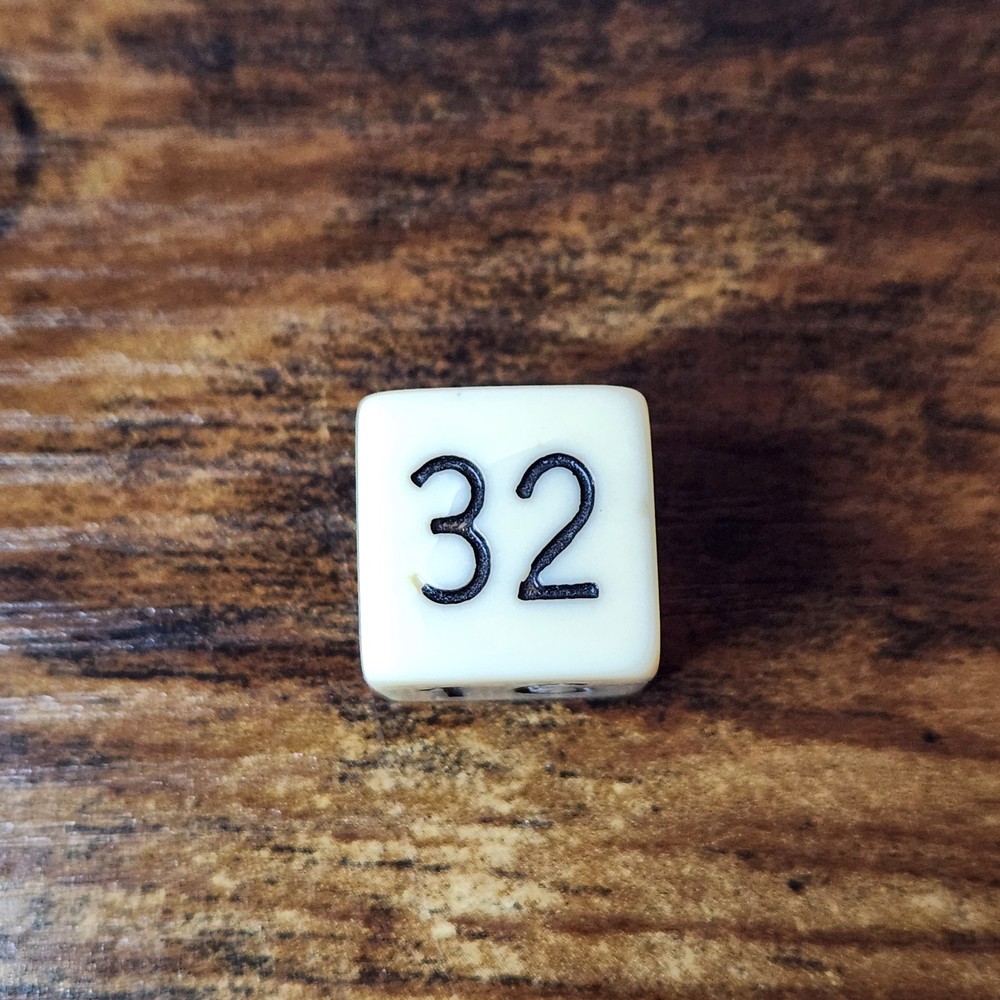 16mm Vintage Backgammon Bakelite Double Cube Dice