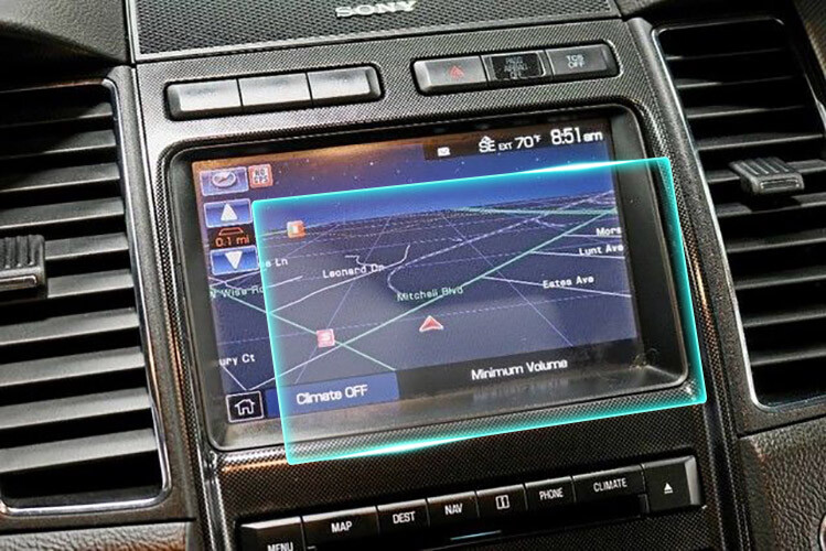 Crystal Clear Screen Protector for 2011 Ford Taurus Vehicle Navigation