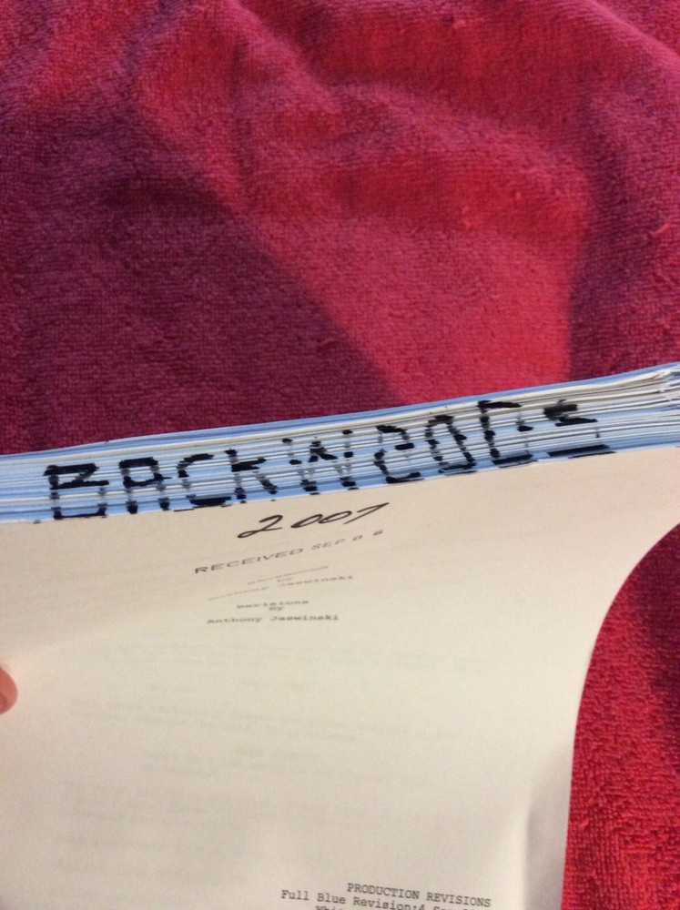 ORIGINAL SCRIPT BACKWOODS HAYLIE DUFF RYAN MERRIMAN DANNY NUCCI