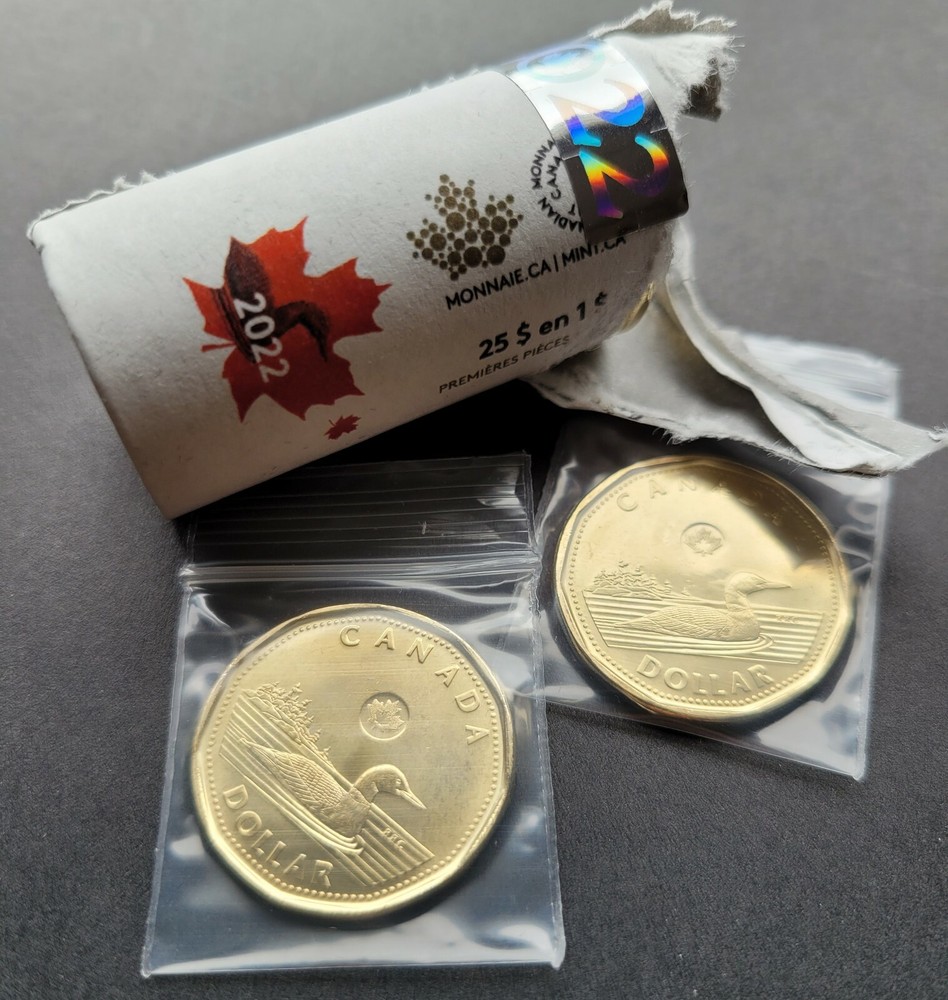 *** CANADA LOONIE 2022 *** FROM MINT ROLL ***