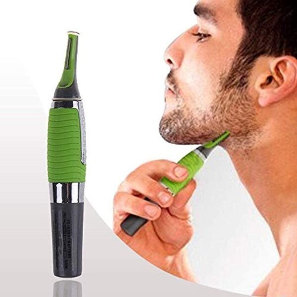 Hot Men Nose Ear Face Neck Eyebrow Hair Mustache Beard Trimmer Shaver Clipper PE