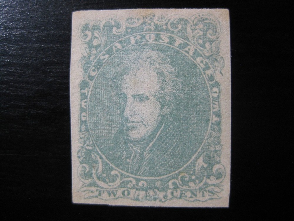 CONFEDERATE STATES CSA Sc. #3 rare mint OG stamp!
