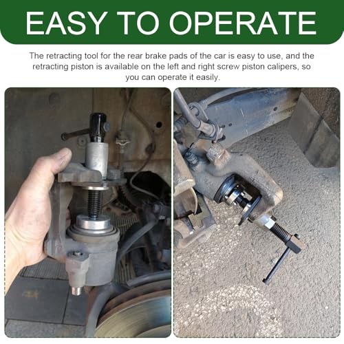 Car Brake Piston Wind Back Tool, Brake Caliper Compression Tool, Automotive