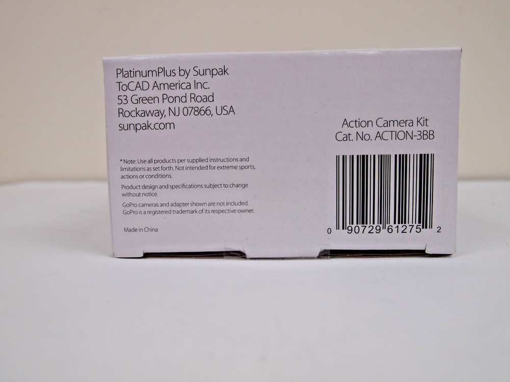NEW PlatinumPlus by Sunpak Action Camera Accessory Kit