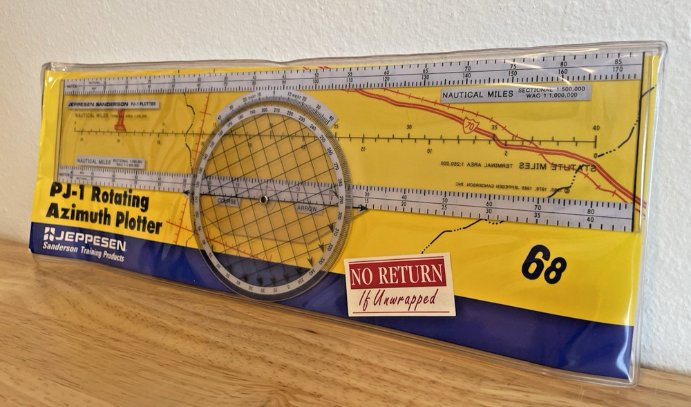 Jeppesen PJ-1 Rotating Azimuth Plotter JE526501