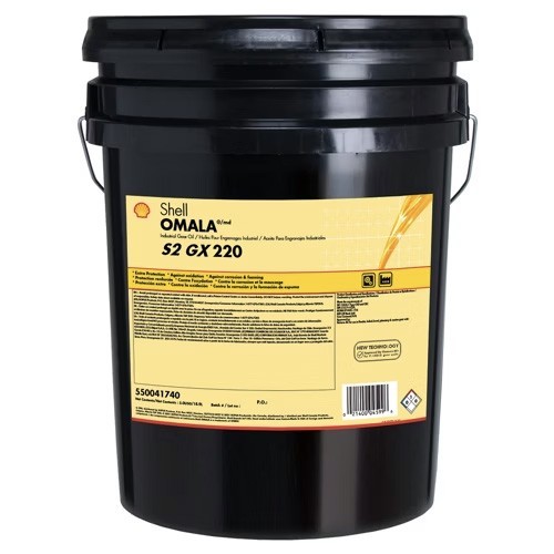 Shell Omala S2 GX 220 Industrial Gear Oil, 1 - 5 Gallon Pail | 550041740