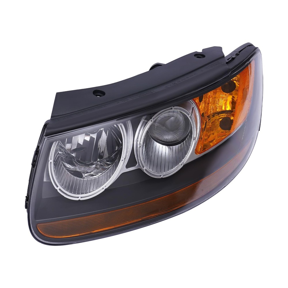 Hyundai Santa Fe 2007-2012 Left Headlight Assembly 6 Pin