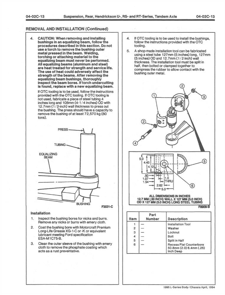 1995 Ford L-Series Truck Shop Service Repair Manual Book Engine Drivetrain OEM