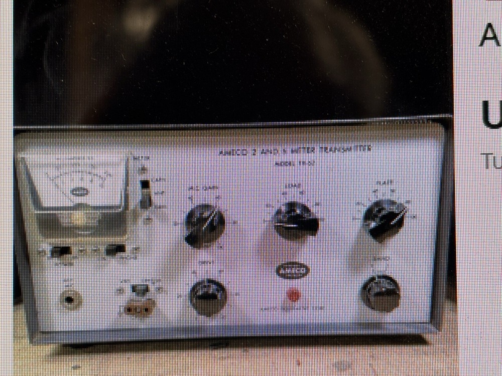 Vintage AMECO Transmitter For 2 & 6 Meters