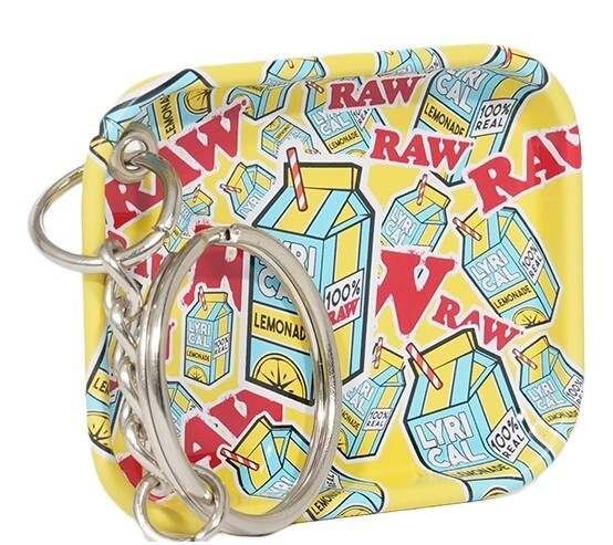 THREE - RAW X Lyrical Lemonade Tiny Tray Key Chains - FREE SHIPPING!