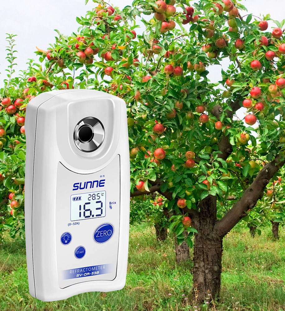 Digital Portable Fruit Sugar Meter Sweetness Refractometer Fruit Sugar Tester