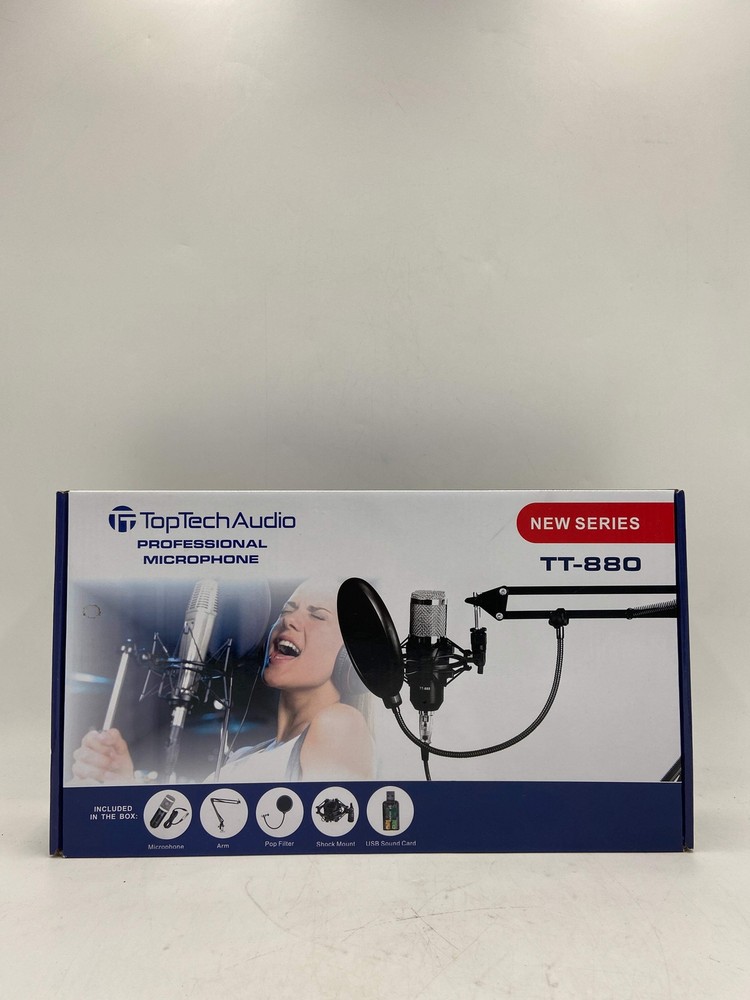 New TOPTECHAUDIO TT-880 Studio Microphone