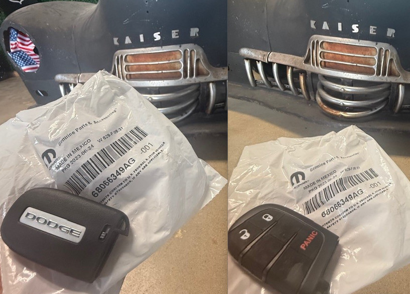 (1) Mopar 68066349AG Keyless Entry Transmitter